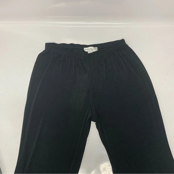 Ronni Nicole Pants Woman 1X Black Slinky Knit Pull On Straight Leg Stretch - Picture 5 of 11